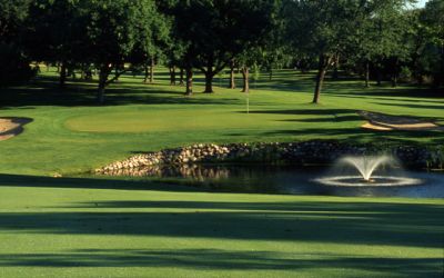 Photo of pond on golf course